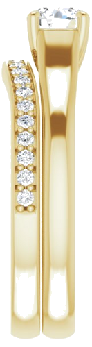 14K Yellow 4.8 mm Round Solitaire Engagement Ring Mounting (9)