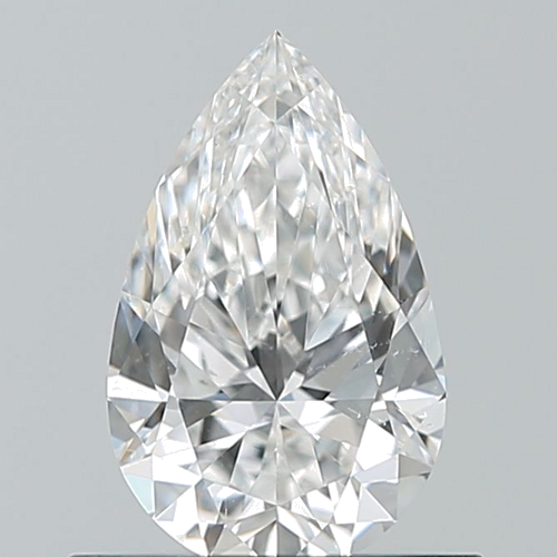 0.64 carat E-SI1 Natūralus Pear Deimantas (1)