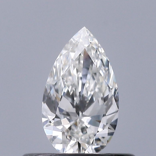 0.3 carat F-VVS1 Natūralus Pear Deimantas (1)