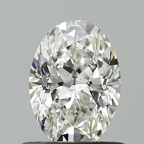 0.6 carat H-VS1 Natūralus Oval Deimantas (1)