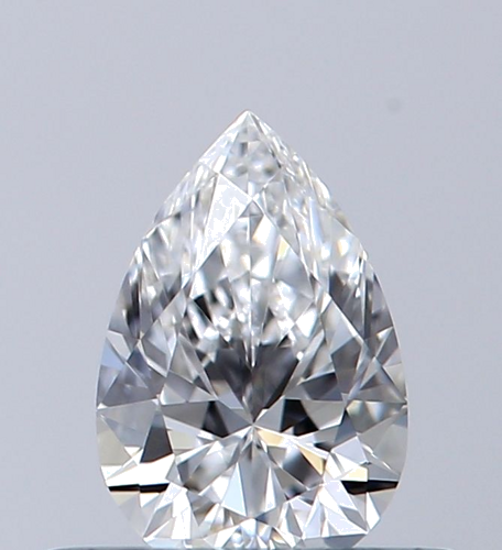 0.32 carat E-VVS1 Natūralus Pear Deimantas (1)