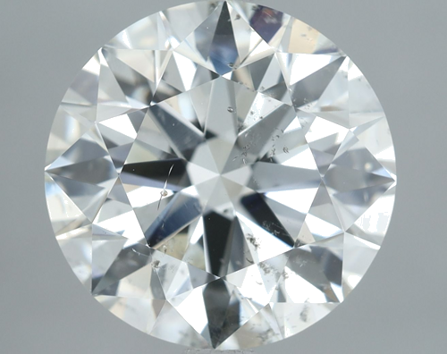 3.8 carat J-SI2 Excellent cut Natūralus Round Deimantas (1)