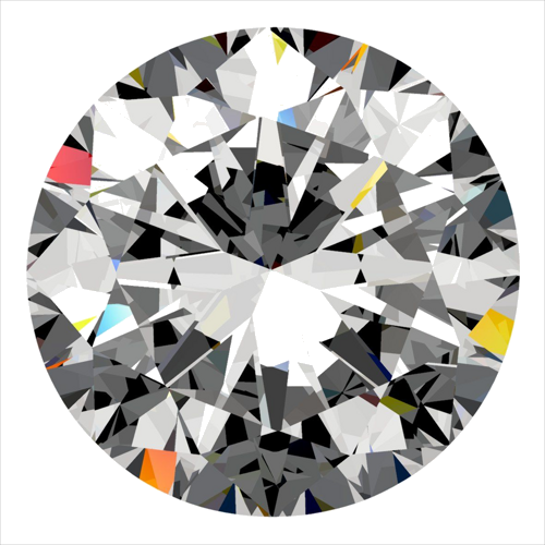 0.3 carat E-VS2 Very Good cut Natūralus Round Deimantas (1)
