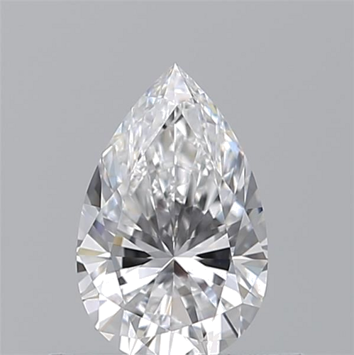 0.5 carat D-VVS1 Natūralus Pear Deimantas (1)