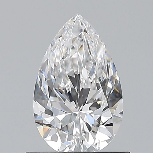 0.74 carat D-VVS2 Natūralus Pear Deimantas (1)