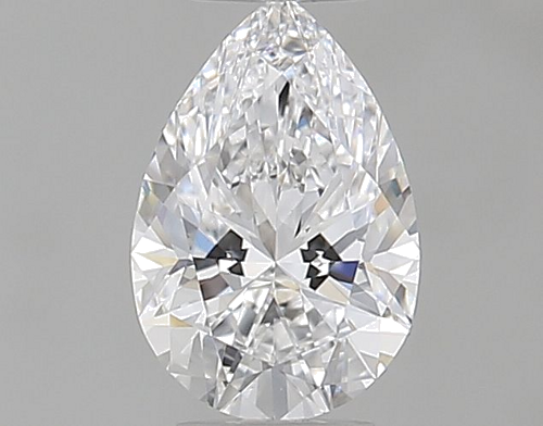 0.31 carat D-VVS2 Natūralus Pear Deimantas (1)