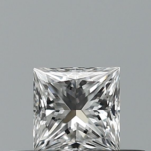 0.3 carat D-VVS1 Natūralus Princess Deimantas (1)