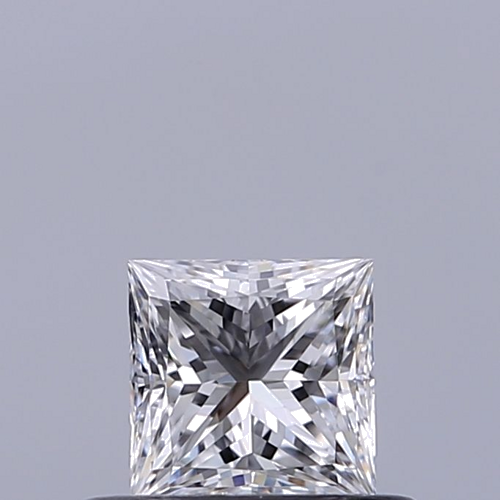 0.37 carat D-VVS2 Natūralus Princess Deimantas (1)