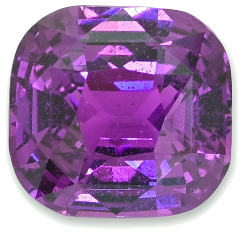 3.54 carat PURPLE Cushion Safyras (1)