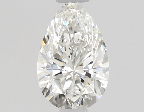 0.53 carat F-VS2 Natūralus Pear Deimantas (1)