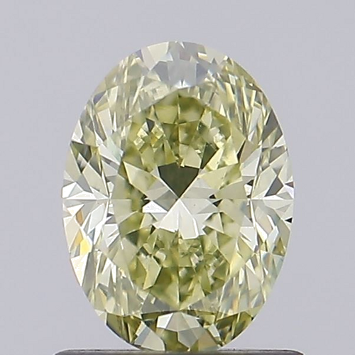 1.01 carat Fancy Yellow-VS1 Natūralus Oval Deimantas (1)