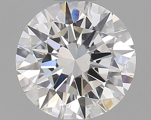 0.59 carat F-VVS1 Excellent cut Natūralus Round Deimantas (1)