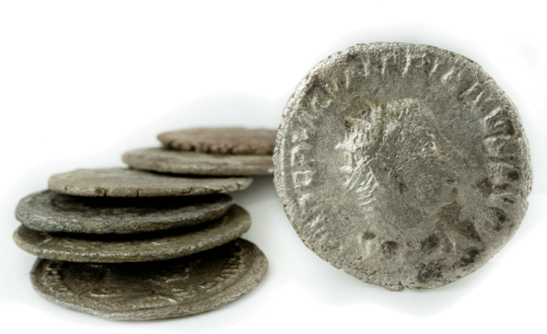 II denarai Imperatorius Gallienus (253-268 m.) Romos Imperija sidabrinė moneta (10)