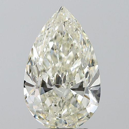 3.01 carat K-SI2 Natūralus Pear Deimantas (1)