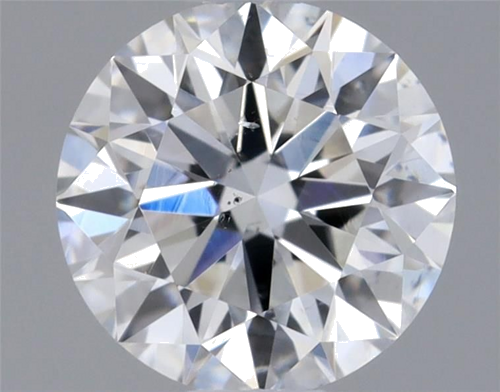 0.46 carat F-SI1 Excellent cut Natūralus Round Deimantas (1)