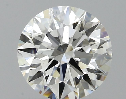 0.5 carat F-SI1 Excellent cut Natūralus Round Deimantas (1)