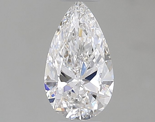 0.4 carat E-VVS1 Natūralus Pear Deimantas (1)
