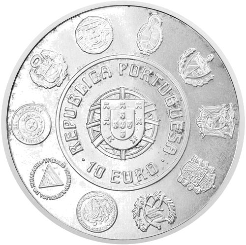 10 Eiro Nautica 2003 Portugāle sudraba monēta (2)