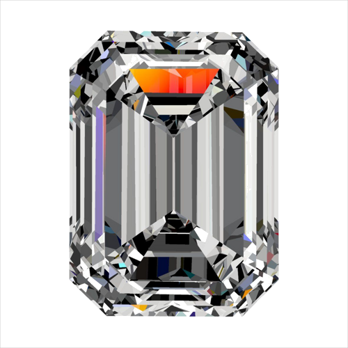 0.3 carat E-VVS1 Natūralus Emerald Deimantas (1)