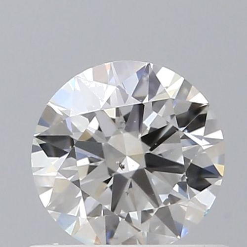 0.5 carat F-SI1 Excellent cut Natūralus Round Deimantas (1)