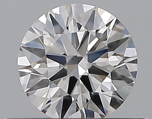 0.42 carat F-VS2 Excellent cut Natūralus Round Deimantas (1)