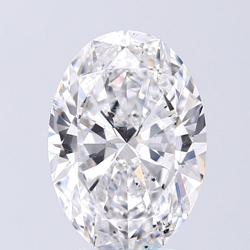 3.51 carat D-SI2 Natūralus Oval Deimantas (1)