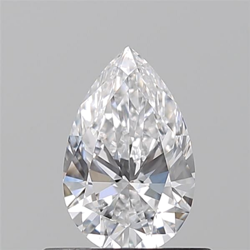 0.51 carat D-VVS2 Natūralus Pear Deimantas (1)