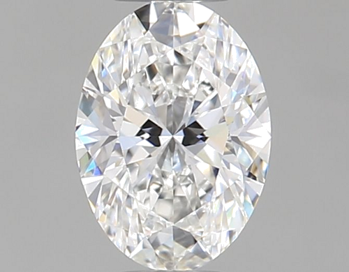 0.4 carat F-VVS2 Natūralus Oval Deimantas (1)