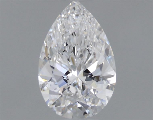 0.5 carat D-VVS2 Natūralus Pear Deimantas (1)