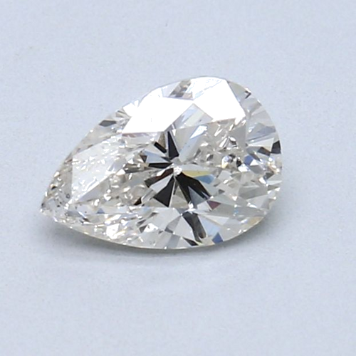 0.61 carat J-SI2 Natūralus Pear Deimantas (1)