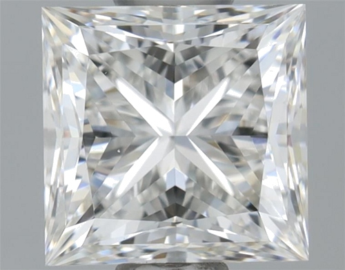 0.66 carat H-VVS1 Natūralus Princess Deimantas (1)