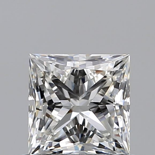 0.61 carat H-VVS2 Natūralus Princess Deimantas (1)