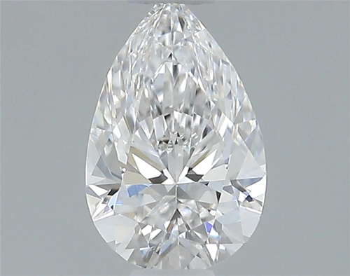 0.31 carat D-VVS2 Natūralus Pear Deimantas (1)