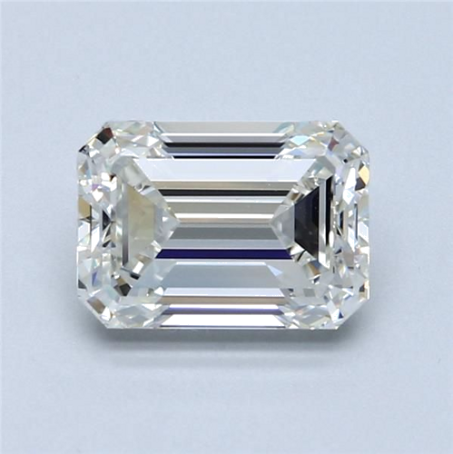 2.85 carat I-VVS1 Natūralus Emerald Deimantas (1)