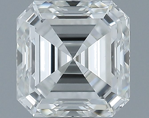 0.51 carat G-VS2 Natūralus Asscher Deimantas (1)