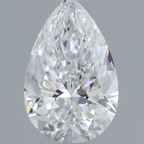 0.4 carat D-SI1 Natūralus Pear Deimantas (1)
