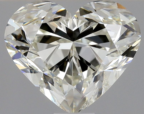 0.91 carat K-VVS1 Natūralus Heart Deimantas (1)