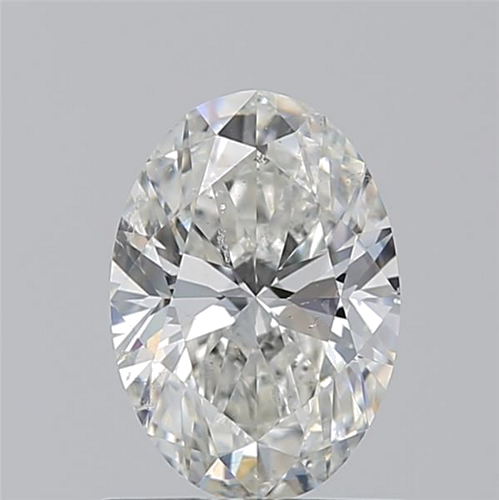 1.01 carat H-SI2 Natūralus Oval Deimantas (1)