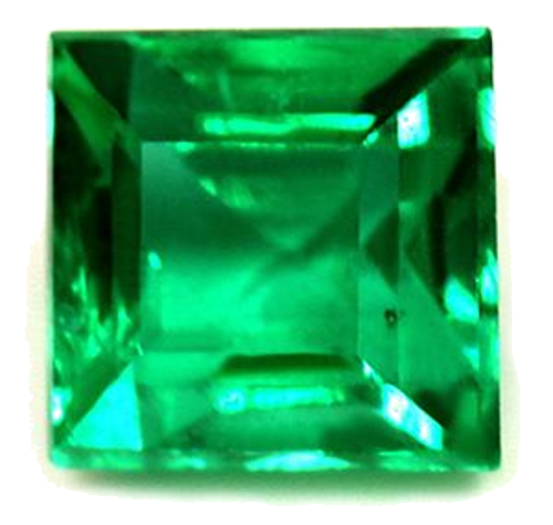 1.03 carat GREEN Square Smaragdas (1)