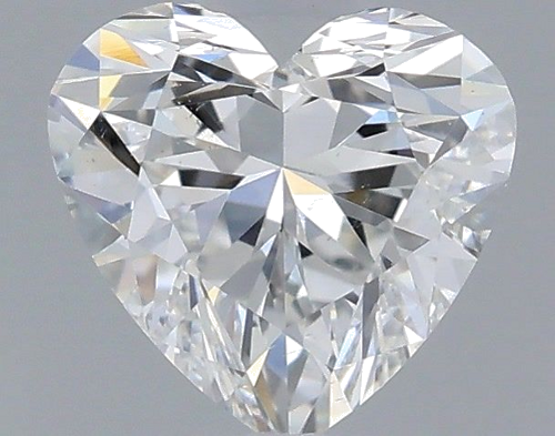 0.6 carat F-VS2 Natūralus Heart Deimantas (1)