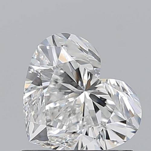 1.01 carat F-SI1 Natūralus Heart Deimantas (1)