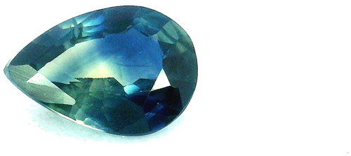 0.56 carat BLUE Pear Safyras (1)