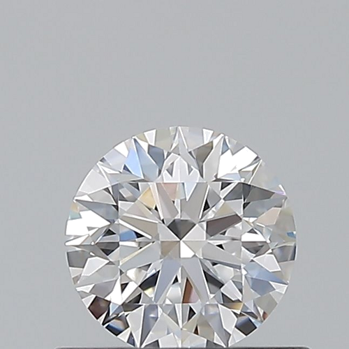 0.53 carat D-VVS2 Excellent cut Natūralus Round Deimantas (1)