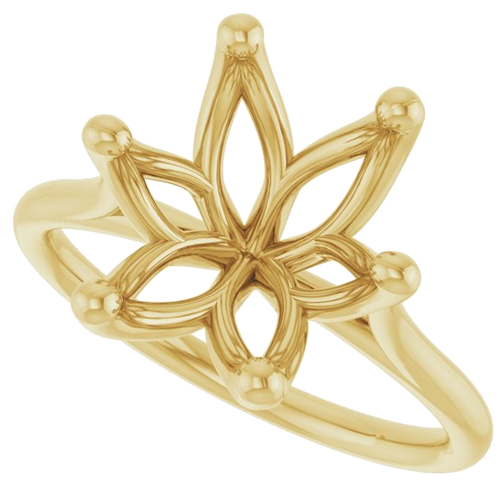 Sužadėtuvių Žiedas „Cathedral-Style Solitaire“ 14k yellow gold Oval 12mm x 10mm (5)