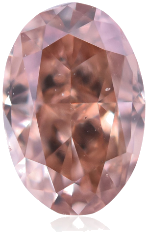 0.31 carat Fancy Deep Brownish Orangey Pink-VS2 Natūralus Oval Deimantas (1)