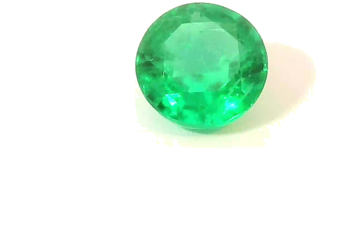 0.34 carat GREEN Round Smaragdas (1)