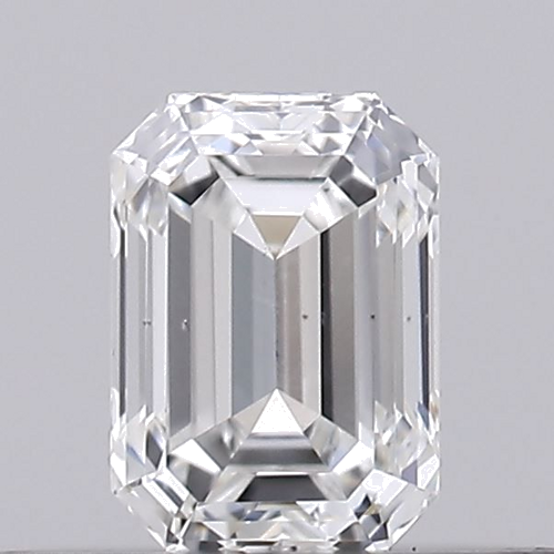 0.24 carat F-SI1 Natūralus Emerald Deimantas (1)