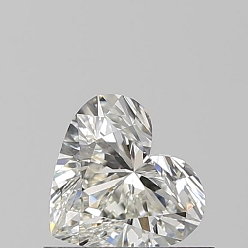 0.58 carat J-VVS1 Natūralus Heart Deimantas (1)