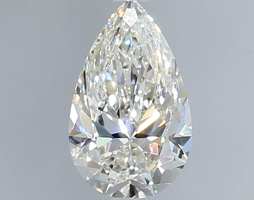 0.9 carat I-VVS2 Natūralus Pear Deimantas (1)