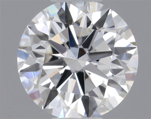 0.37 carat F-SI1 Excellent cut Natūralus Round Deimantas (1)